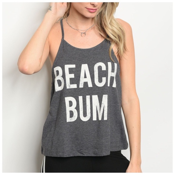 *Summer Sale* Beach Bum tank top - Picture 3 of 4